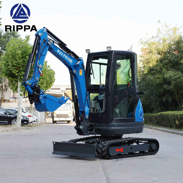 R22 PRO Excavator with Kubota Engine and Hydraulic Quick Hitch