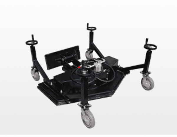Rippa Australia Excavator Grass Lawn Mower Attachment with Durable Construction and Easy Mobility
